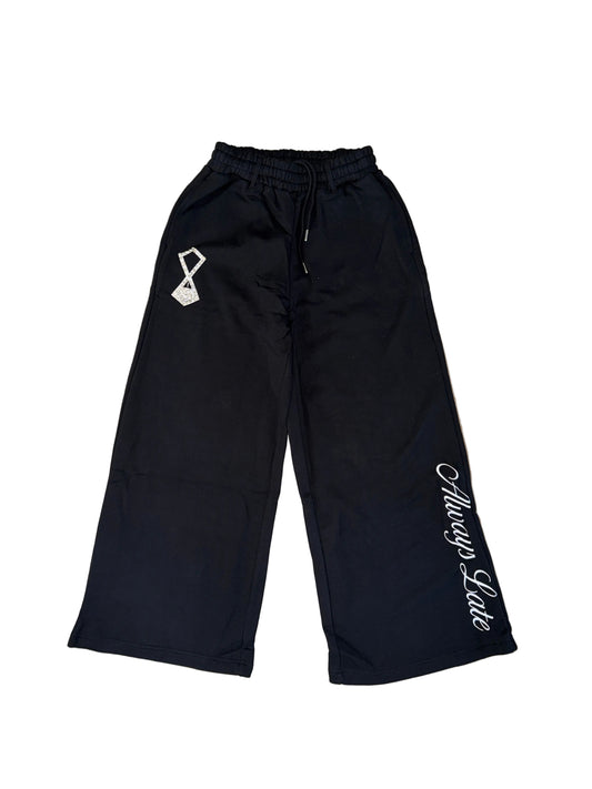 "LOST TIME"  Wide-Leg Baggy SweatPants